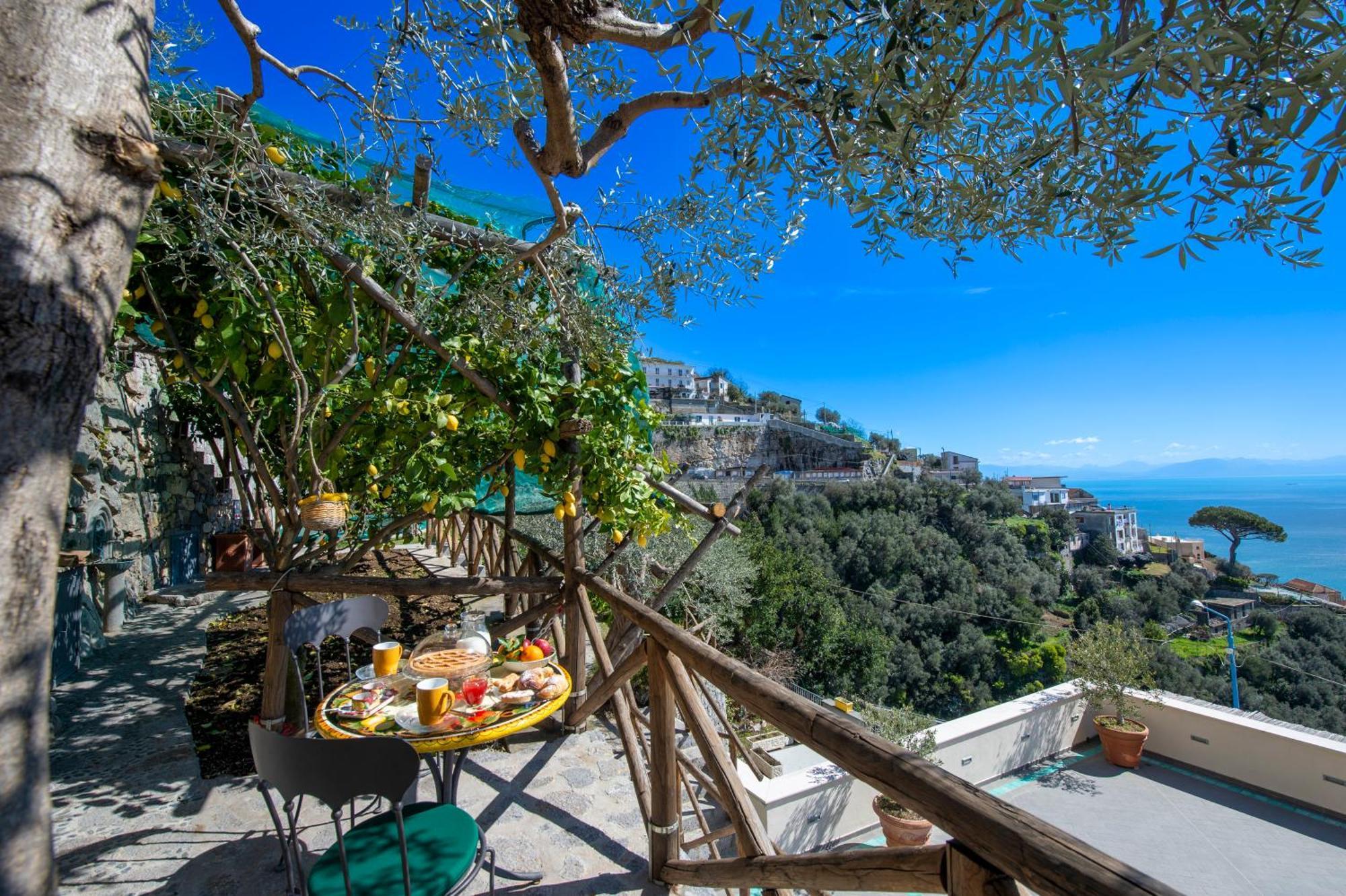 Villa Le Contrade à Furore Extérieur photo